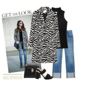 Women's Etcetera Zebra Jacket